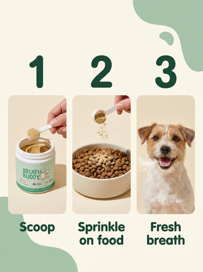 Fresh Breath Dental Powder for Small Dogs