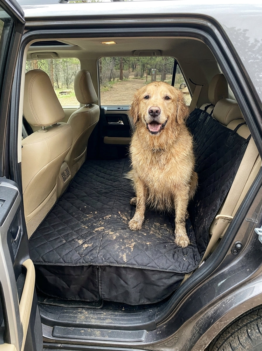 Dog Car Bed — Back Seat Extender for SUVs, Trucks & Cars