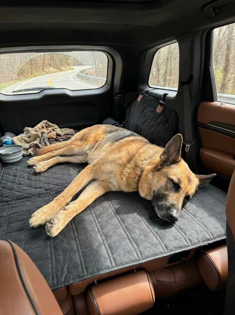 Dog Car Bed — Back Seat Extender for SUVs, Trucks & Cars
