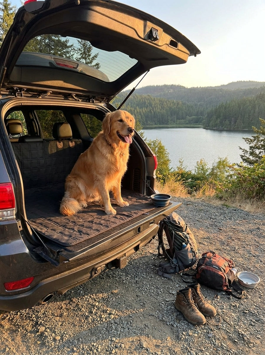 Dog Car Bed — Back Seat Extender for SUVs, Trucks & Cars