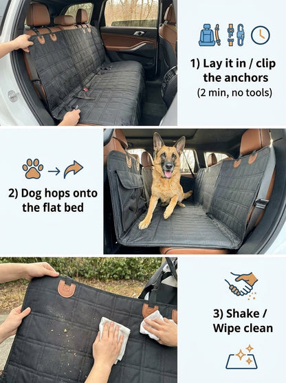 Dog Car Bed — Back Seat Extender for SUVs, Trucks & Cars